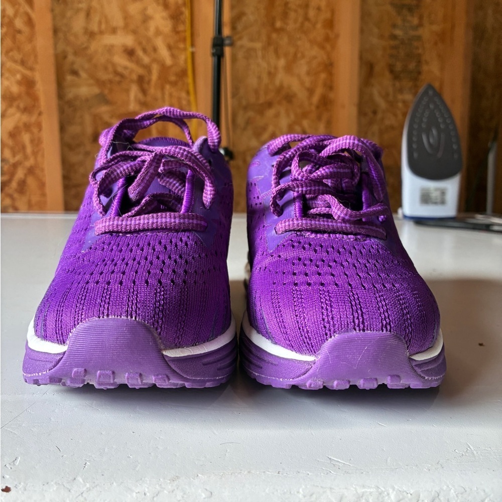 STQ Lightweight Air Cushion Shoes, Road Running w/ Arch Support Dark Purple 5.5 - Picture 6 of 13